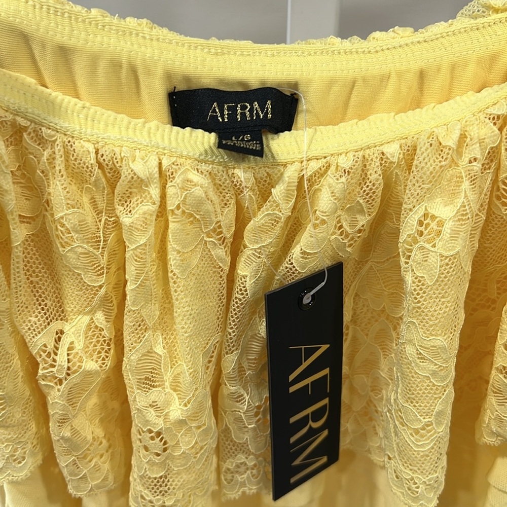 Revolve AFRM Betty Dress in Buttercup - Picture 7 of 11